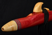 Eastern Red Cedar Native American Flute, Medicine Man, Mid F#-4, #F24C